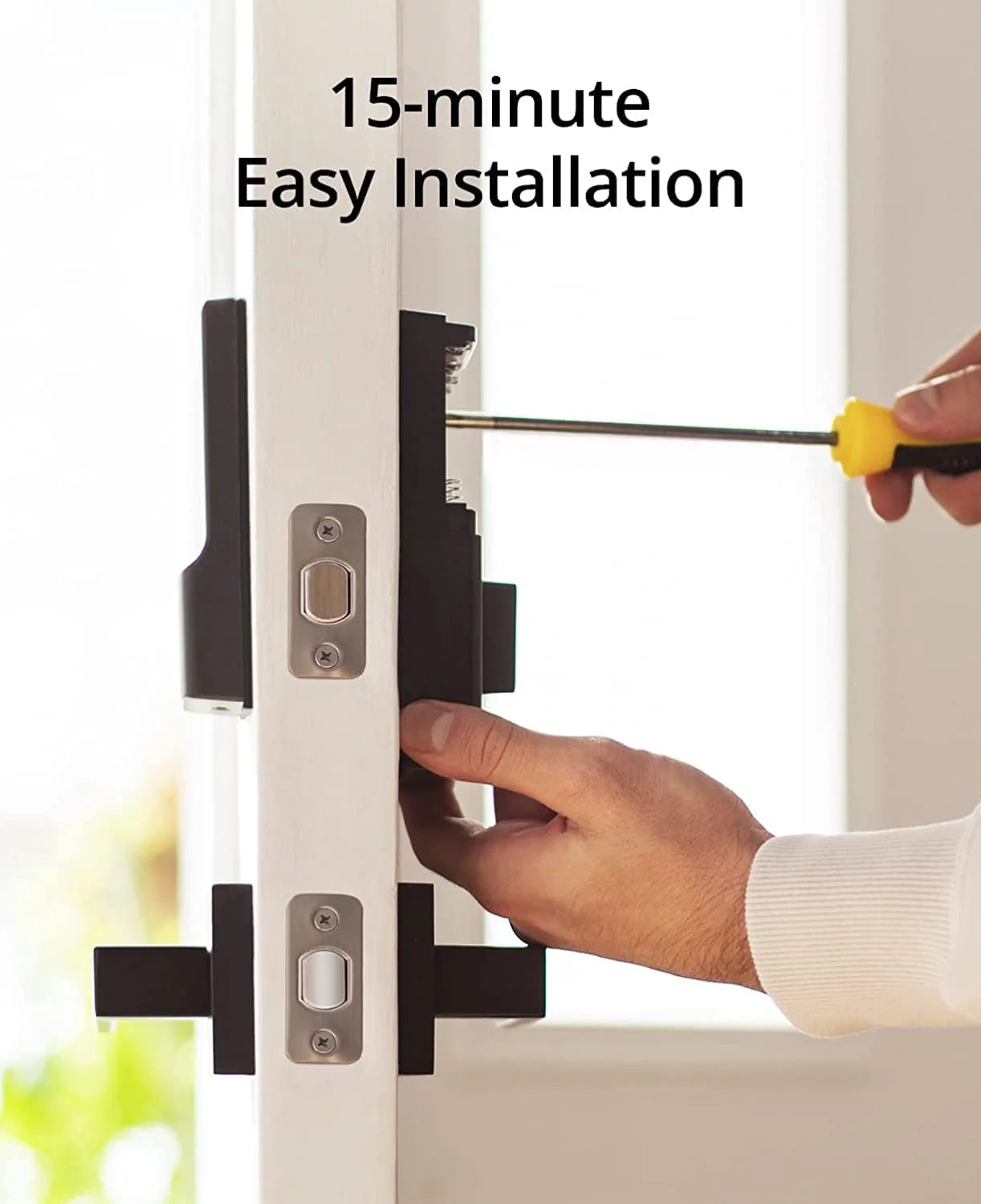 Anker  Security C210(E110) Smart Lock, 5-In-1 Keyless Entry Door Lock, Built-In Wifi Deadbolt, Smart Door Lock, Touchscreen Keypad