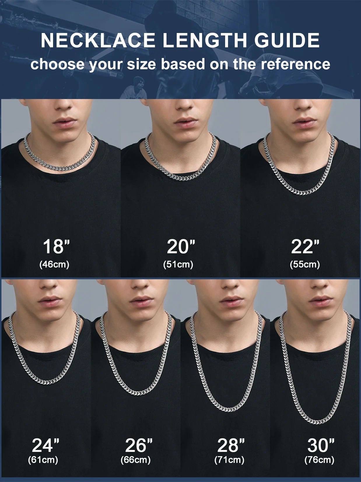 Hip Hop Men Necklaces Curb Cuban Chains 20Inch 10Mm Stainless Steel Chains Fathers Day Necklace Gift for Mens Dad Son